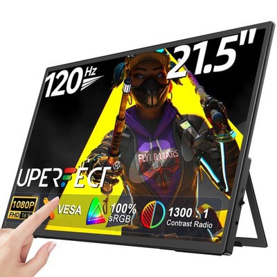 UPERFECT 21.5'' 1080P 120Hz Touchscreen Portable Monitor FreeSync Gaming Monitor