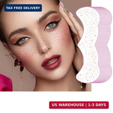 Face Glitter Patches Tattoos, 12 Sheet Glow Up Makeup Speckles Cute Face Glitter