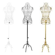 Mannequin en fil de fer avec base stable, torse et corps pour tailleur,