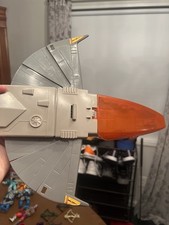 Vintage 1988 Kenner SilverHawks Sprinthawk Vehicle Ship Telepix Made in Mexico