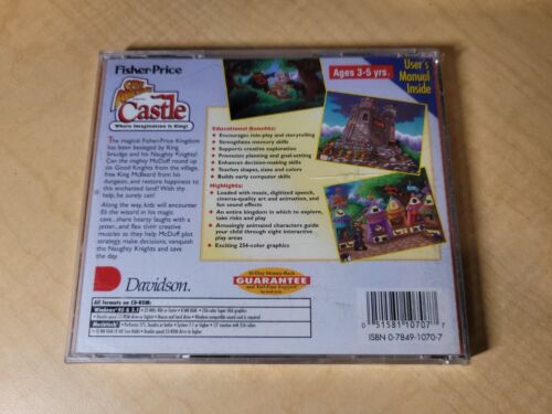 Great Adventures Castle Game Fisher Price windows Mac New Sealed - Picture 2 of 2