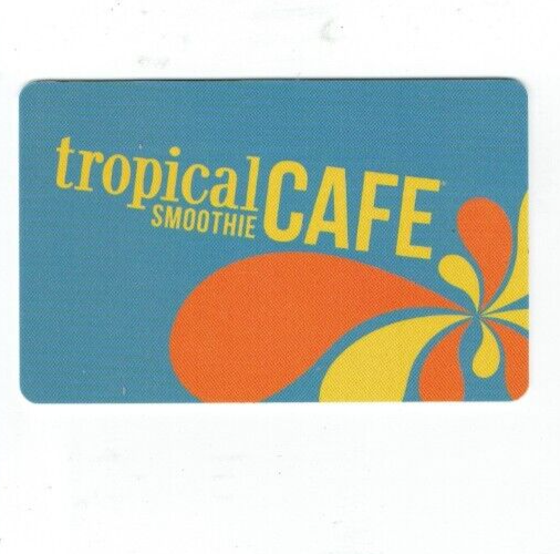 Tropical Smoothie Cafe Gift Card Collectible No Value I
