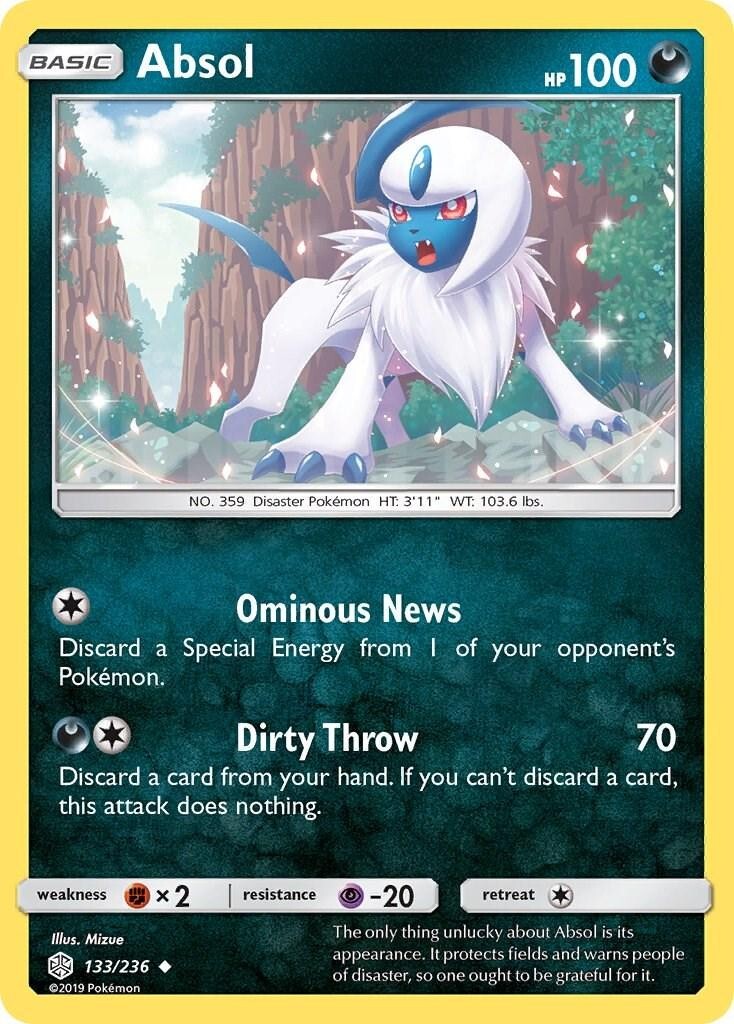 Absol 133/236 Sm-Cosmic Eclipse Regular