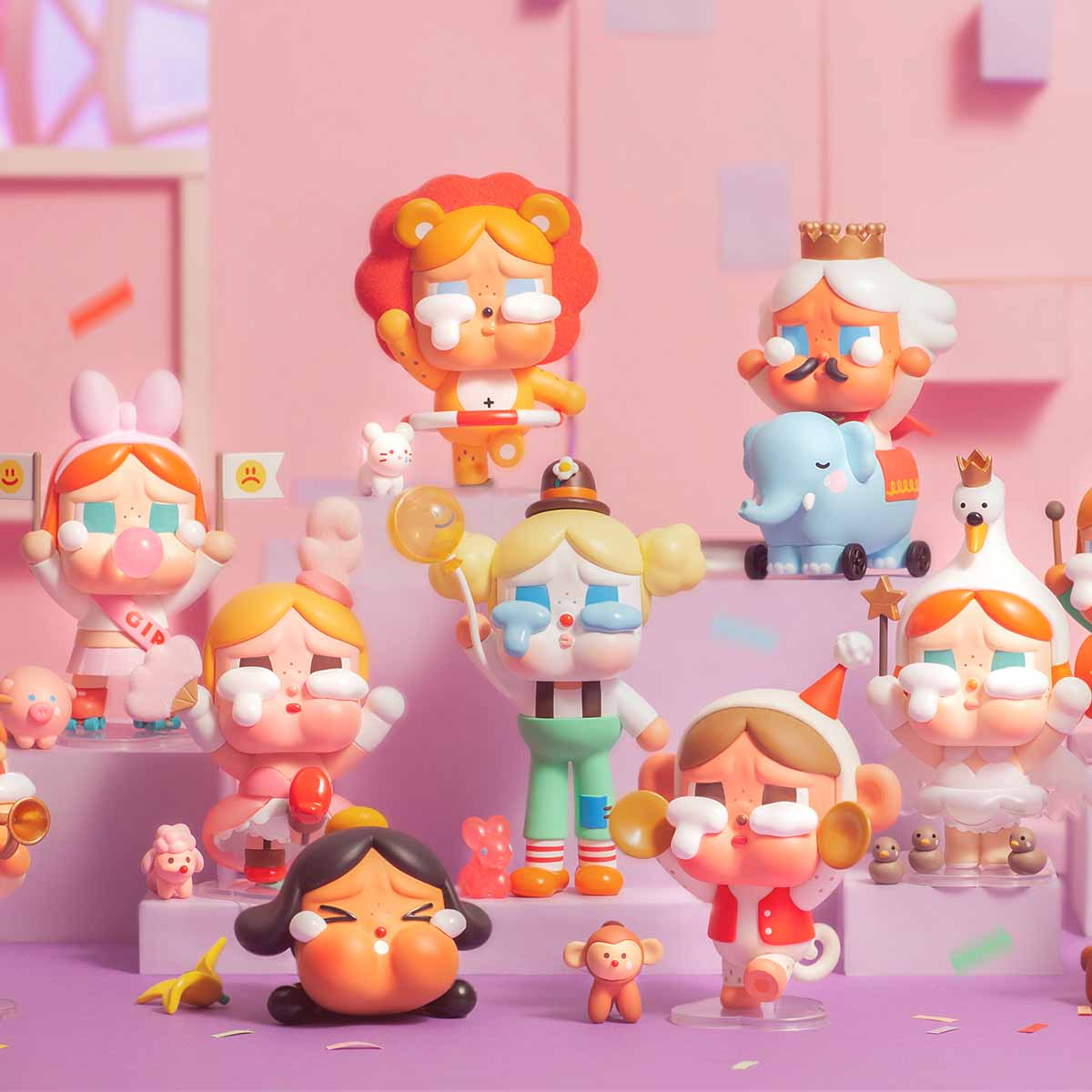 POP MART CRYING PARADE フィギュアセット Amazon.co.jp: pop mart Crybaby Crying Paradeシリーズ 12個