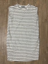 iltm Black White Striped Tshirt Dress Small