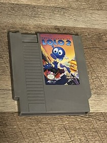 Adventures of Lolo 2 Nintendo NES - Vintage Video Game Cartridge Tested Rare