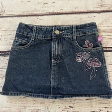 Bratz Mini Skirt Girls Size 8 Rare Mushrooms Butterfly