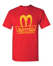 McDowell's Home of the Big Mick Coming to America Movie Men's Tee Shirt 1425