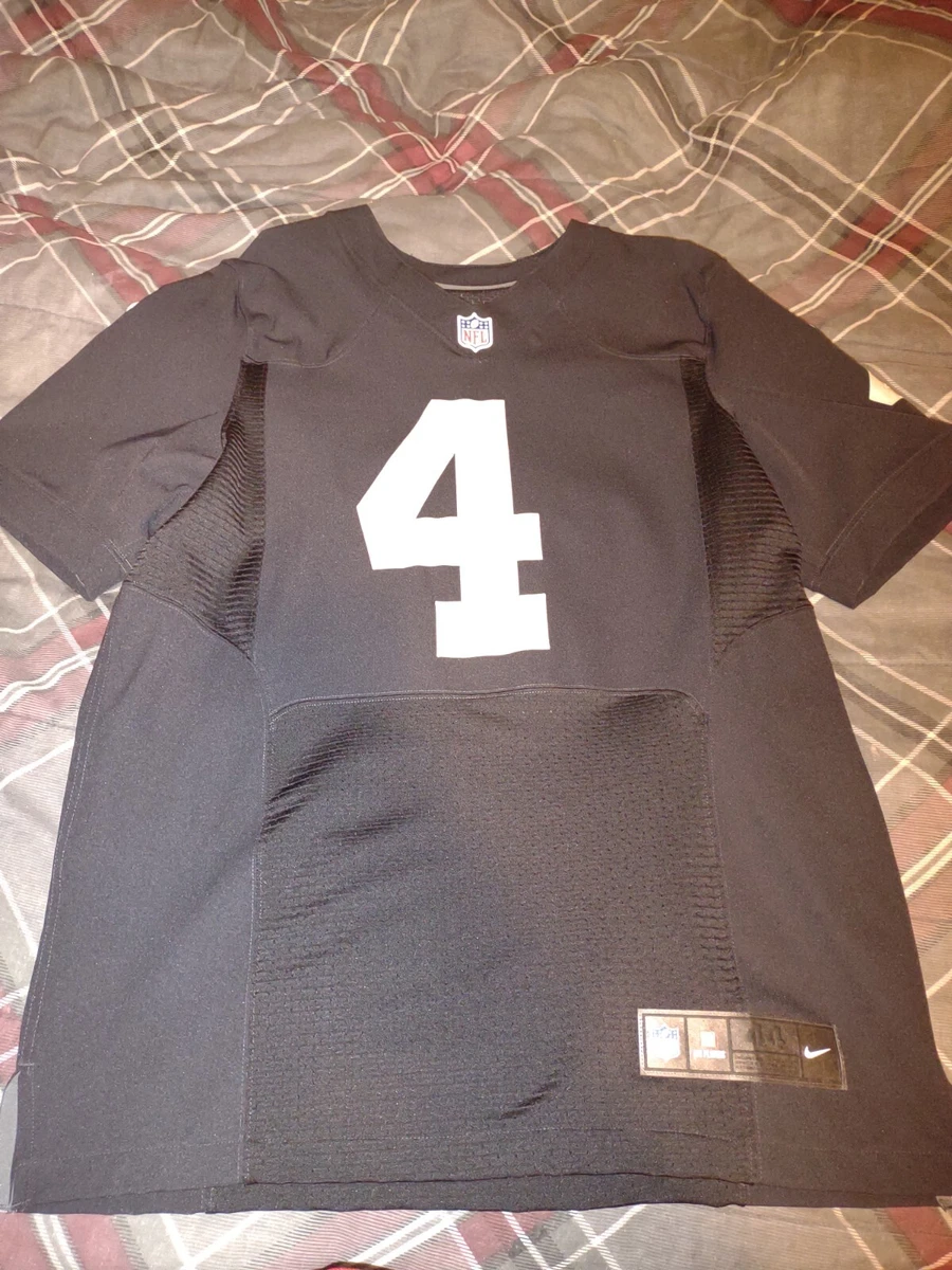 Derek Carr Oakland Raiders Black Elite jersey