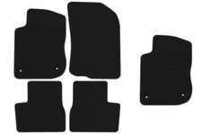 Veloursfußmatten für Peugeot 2008 I Bj. 2013 - 2019 Automatten SCHWARZ STD 4+1