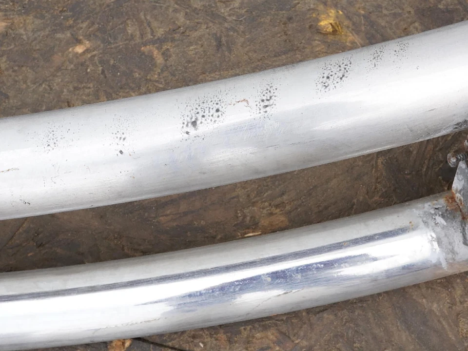 1975 - 1983 Fiat 124 Spider Bumper Panel Exterior Wo Rubber Trim Unit Front Oem Foto 4 de 4