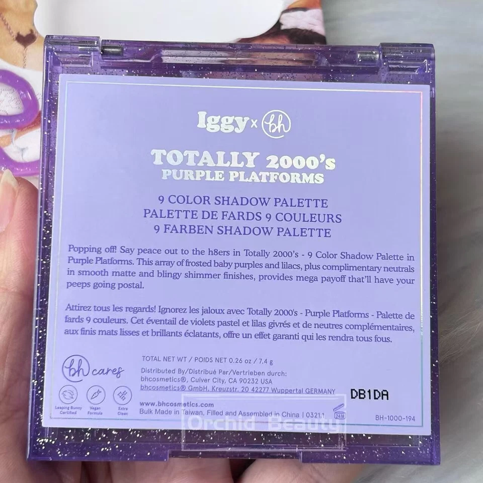New Iggy x BH Purple Platforms Eyeshadow Palette Full size~Limited edition Rare - Image 4 of 4