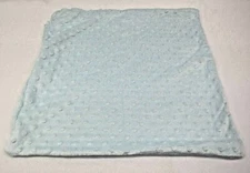 Minky Dot Pillow Case Toddler SOFT Baby Blue 18" x 18" TF