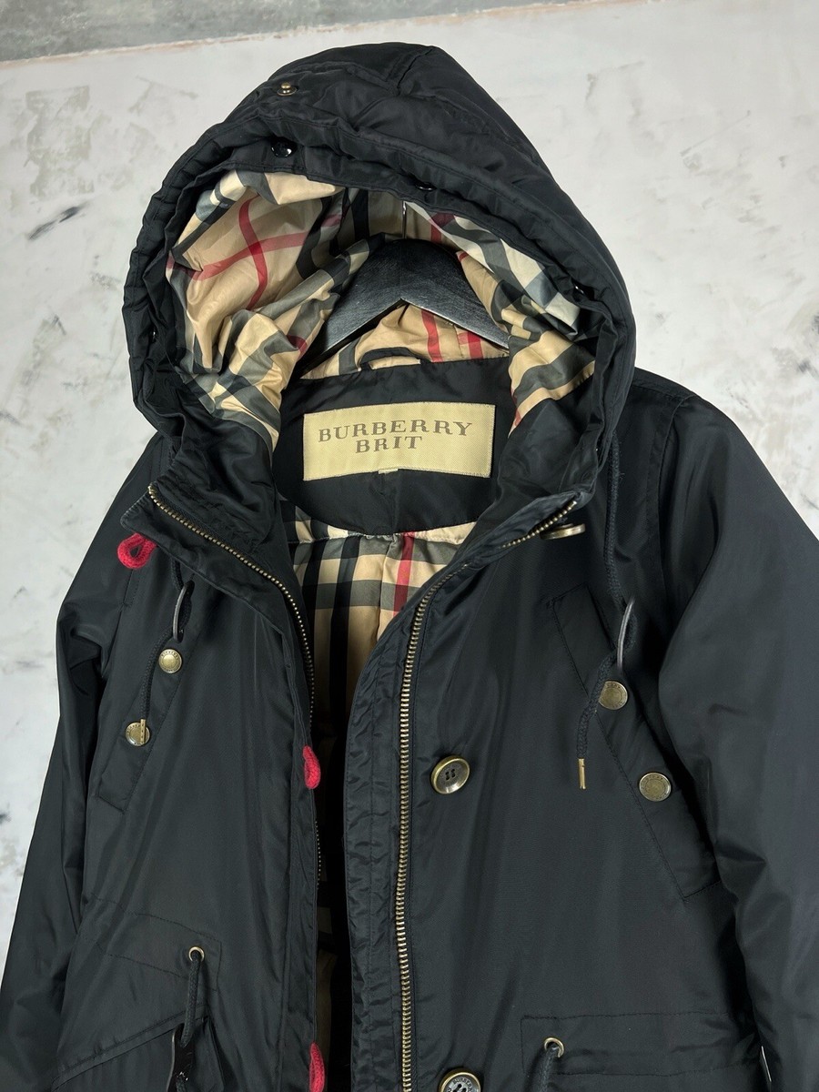 Burberry Brit Down Jacket Puffer Coat Size XS - S | eBay