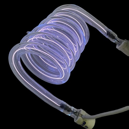 Vintage Xenon tubular spiral arc lamp DPKs 8000M - analog of USA PXA-80 tube NOS - Picture 6 of 22