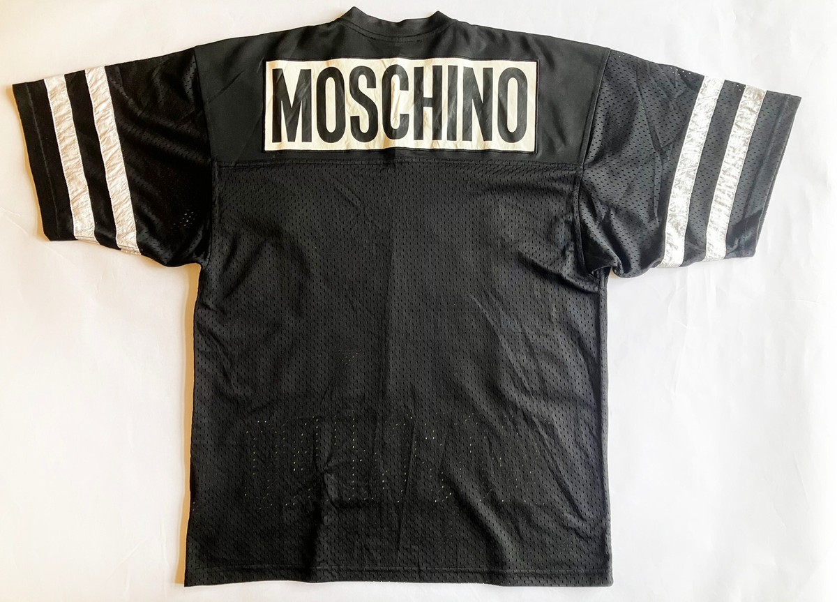 Men's H&M Moschino Disney DJ Donald Duck Sequin Football Shirt