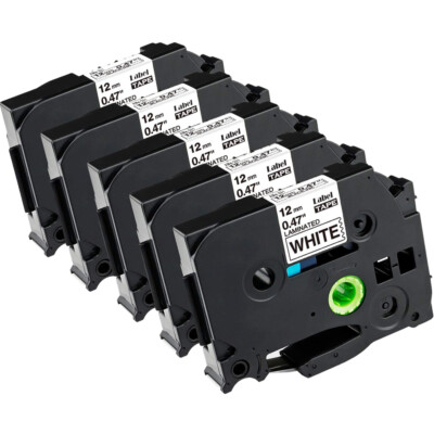 5x Kompatibel Brother TZe-231 TZe231 TZ231 Tape 12mm für Brother P-touch Bänder