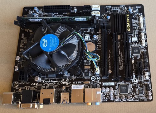 Mainboard Gigabyte H81M-HD3 - i5-4460 ( 4x 3,2GHz ) - 8GB DDR3 Ram - Afbeelding 2 van 14