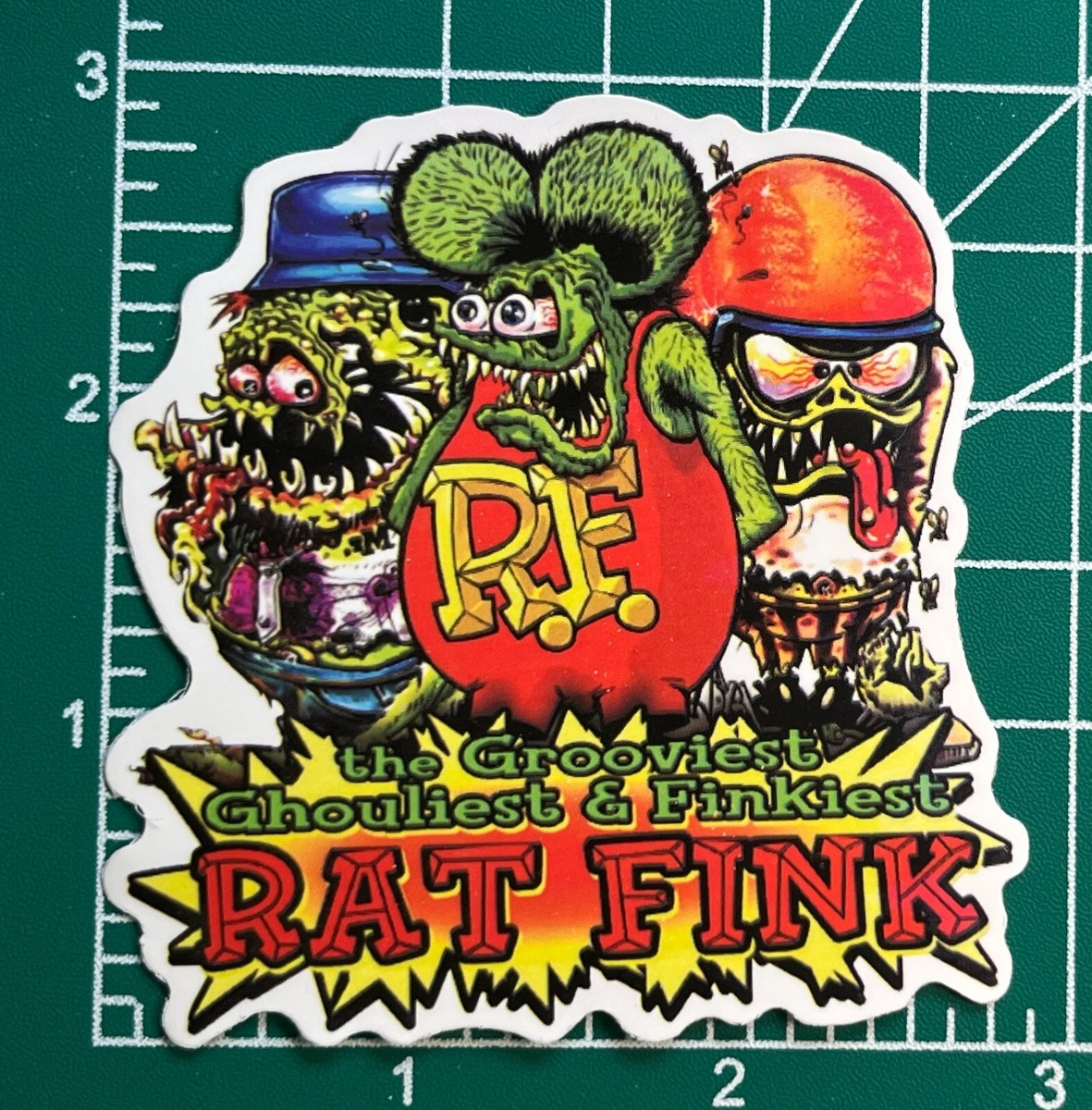 Rat Rod Grooviest The Rat Fink Gang Big Daddy Vinyl Decal Sticker
