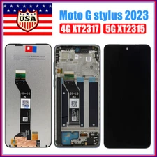 LCD Digitizer Screen Frame For Motorola Moto G Stylus 2023 4G XT2317 / 5G XT2315