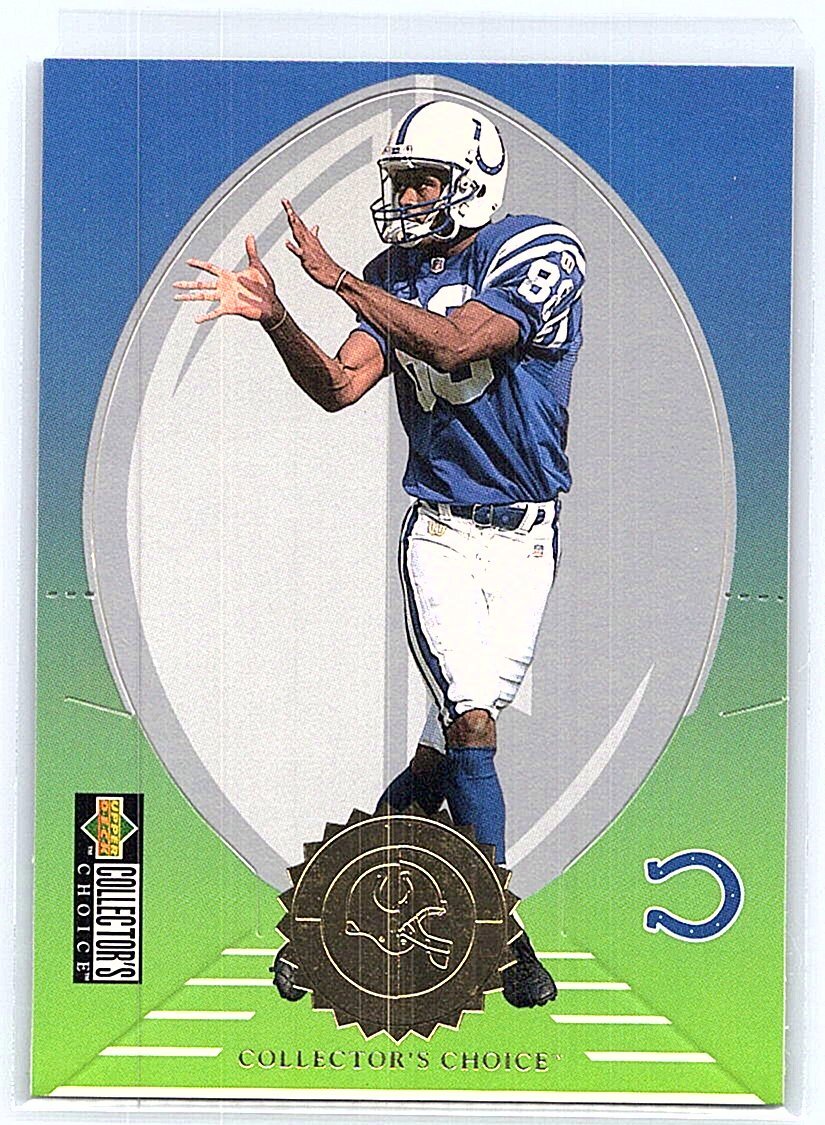 1997 Collector's Choice #ST10 Marvin Harrison Mini-Standee | eBay