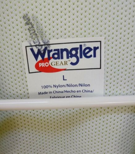Wrangler Herren Hemd Gr. Large Outdoor Angeln belüftet grün Kurzarm Mesh - Bild 5 von 5
