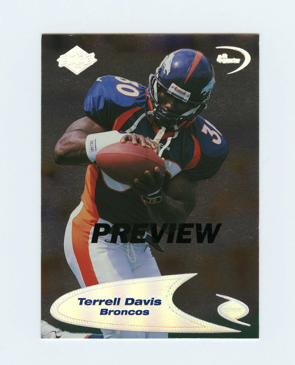 Terrell Davis 1998 CE Collectors Edge Odyssey 4th Quarter Preview Card 236 Promo