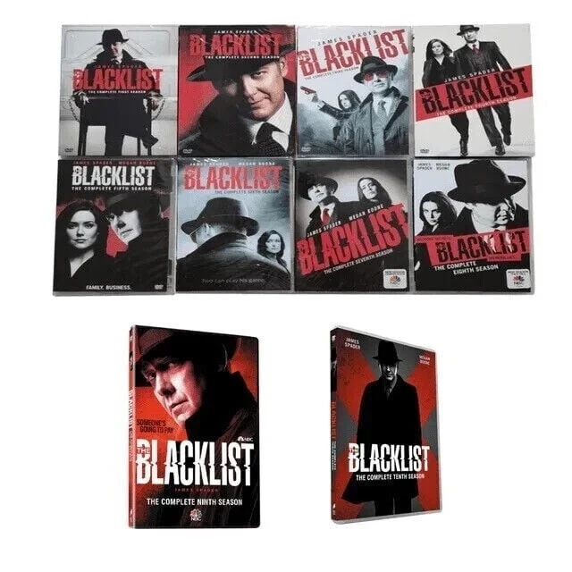 Blacklist Seasons 1-10 DVD Box Set - Complete Series Collection NEW Free ship Foto 4 de 4