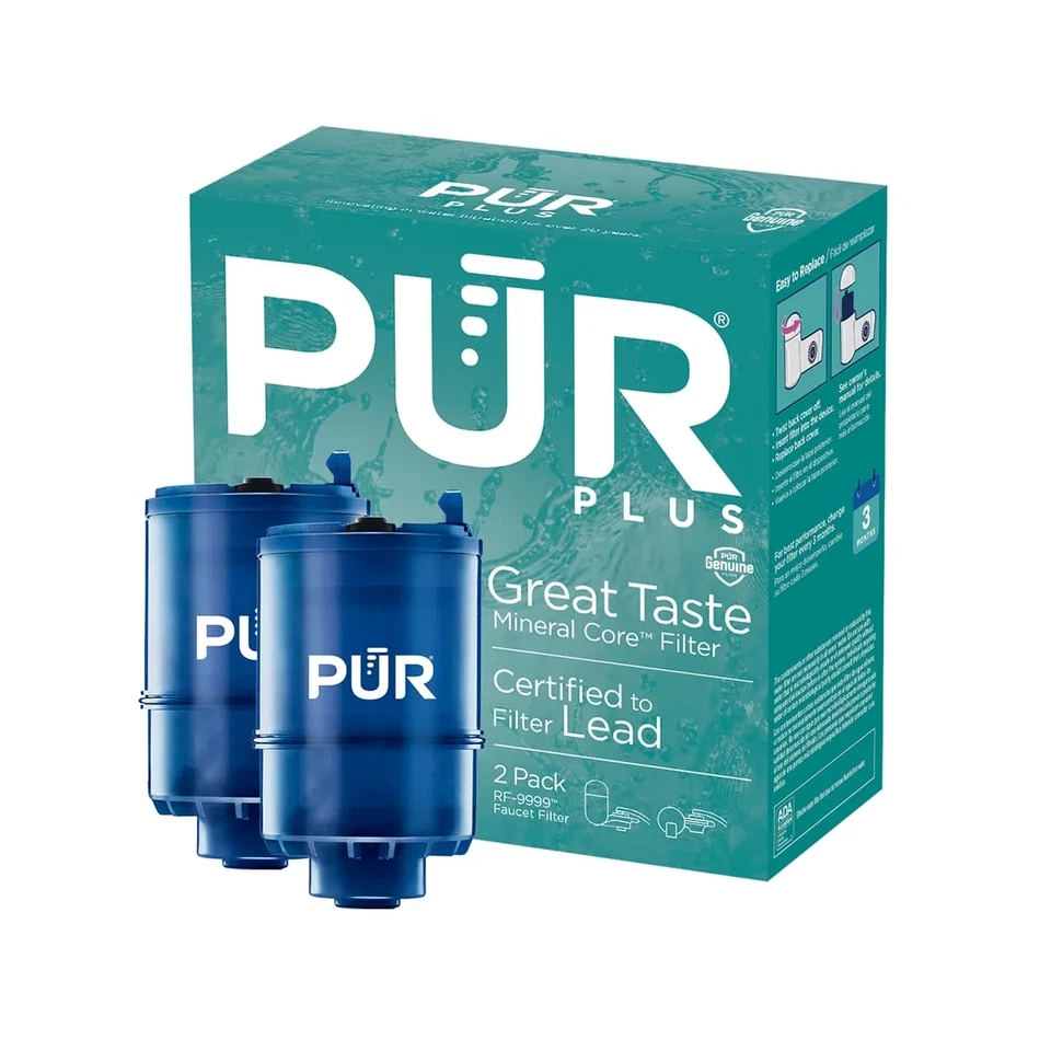 PUR PLUS Faucet Mount Water Replacement Filters Certified to Filter Lead 2-PACK - Image 2 of 4