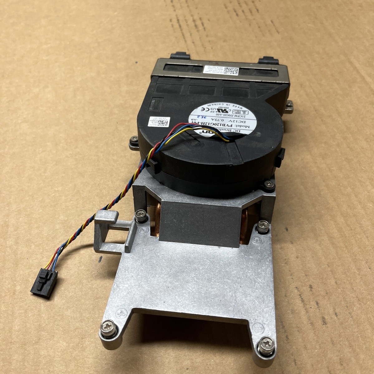 Dell Optiplex 7010 SFF CPU Heatsink W/5-Pin Cooling Fan J50GH