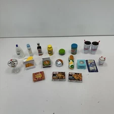 TOY Mini Brands ZURU-Lot Of 19 Foods, Cinnabon,Q Tips, Dove, Discontinued Items