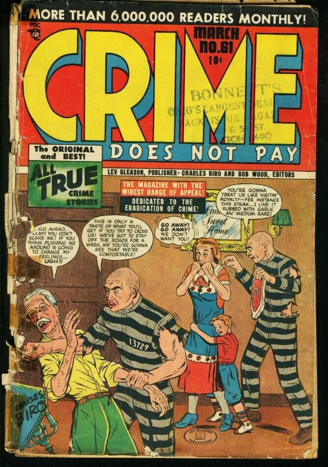 Crime Does Not Pay #61  1947 - Lev Gleason  -FR - Comic Book