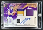 2024 Impeccable JJ McCarthy Elegance Rookie Helmet and Patch Auto RC #/75
