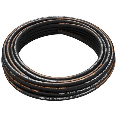 Hydraulic Hose Coiled Hydraulic Hose 100ft 1/2'' 2 steel wire 4000 PSI