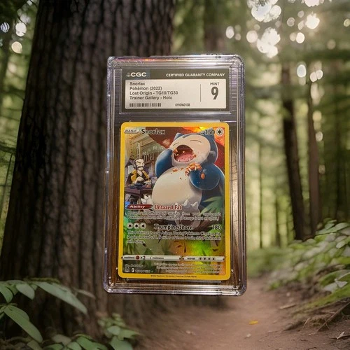 Snorlax Lost Origin Trainer Gallery Holo Full Art Ultra Rare CGC 9!