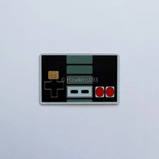 NES Controller Credit Card Skin – Retro Vinyl Sticker for Small Chip Debit Cards