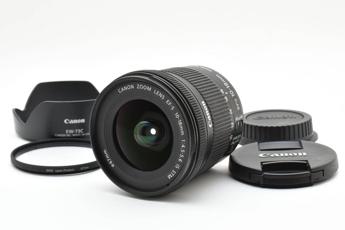 Canon EF-S 10-18mm F4.5-5.6 IS STM Lens, fully functional, clean