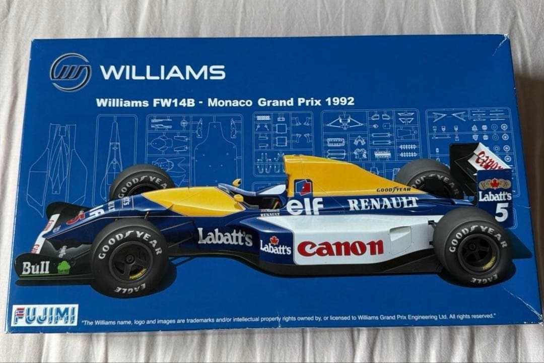 ウィリアムズFW14B Monaco GP仕様 Williams FW14B Monaco Grand Prix 1992 1/20 #563 | eBay
