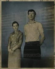 1959 Press Photo Patricia Ann Kister and John Hart arrested in French Quarter.