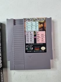 Shingen The Ruler (Nintendo NES) Complete in Box w/ Map CIB 