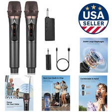 Rechargeable Wireless Microphone for Karaoke  Events, 200ft Range, Easy Setup