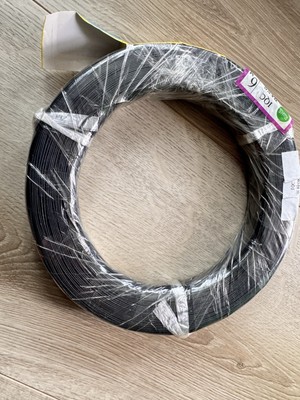 28 AWG Flexible schwarze Leitung UL1571 80 Grad 30V 600 Meter