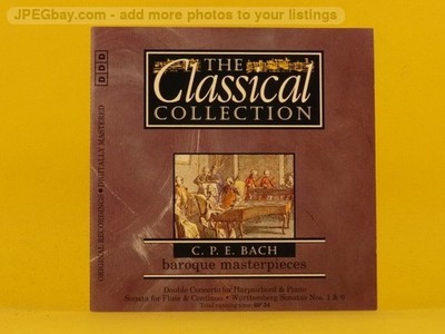 VARIOUS ARTISTS THE CLASSICAL COLLECTION - C.P.E. BACH BAROQUE MASTERPIEC (1084)