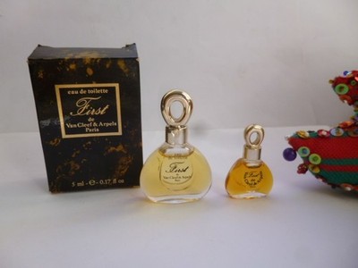 VAN CLEEF & ARPELS 2er SET Miniaturen FIRST voll + 1 BOX 5 ML + 2 ML