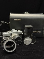 Great Condition Minolta SRT-101: Working Meter w/ 3 Lenses, and Dedicated Case