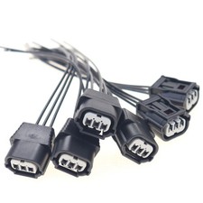6pc Fits Acura Honda 2013-2021 V6 3.0L 3.5L Ignition Coil Electrical Connector