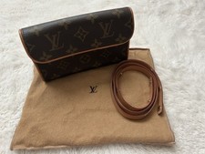 Auth Louis Vuitton Monogram Pochette Florentine Waist Bag BeltXS M51855 Used 