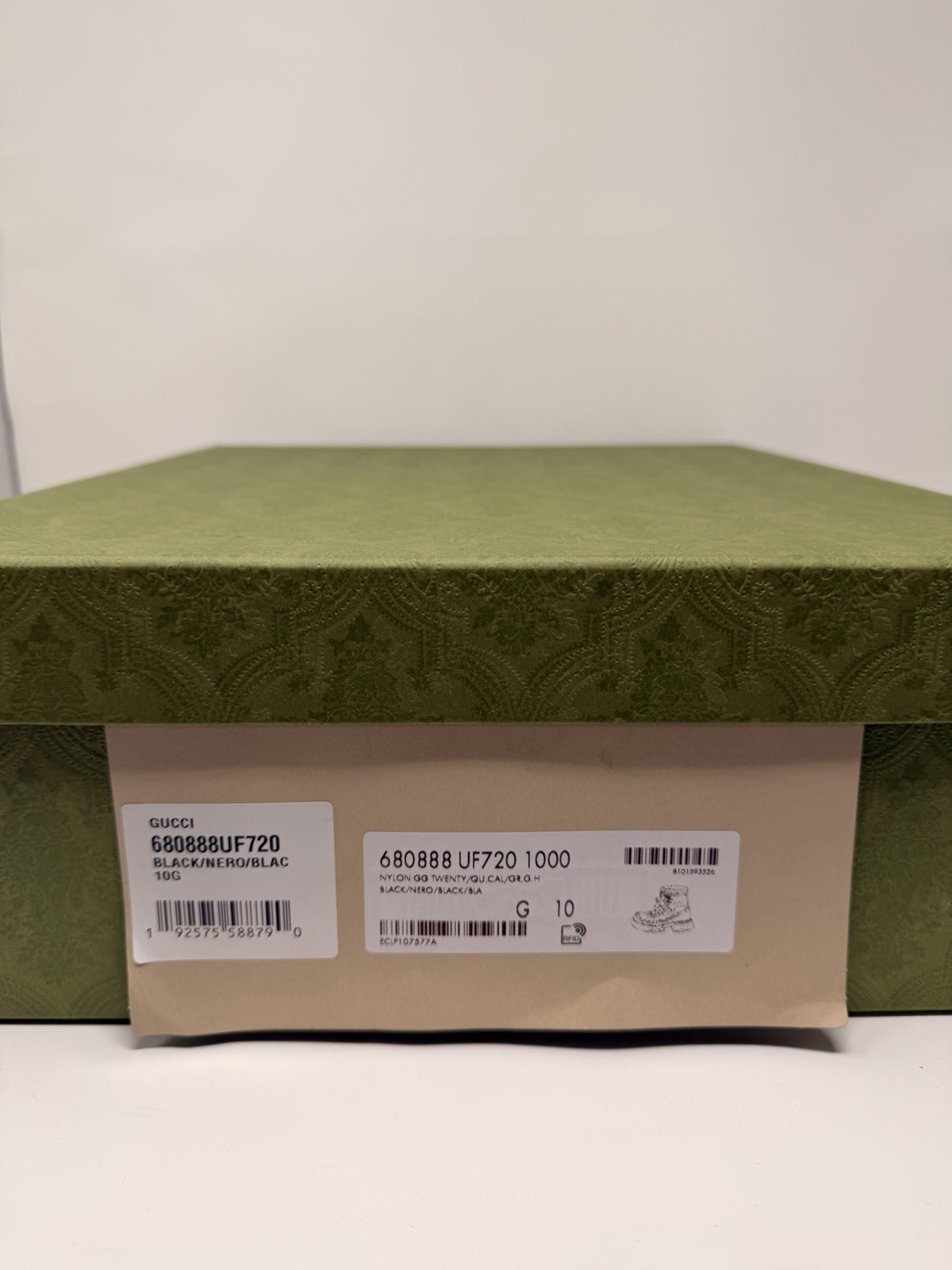 Gucci Black Quilted Logo Lace Up Ankle Snow Boots,  US 10G, 680888UF720 thumbnail 8