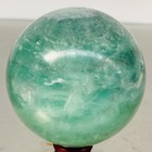 2120G Natural green fluorite Quartz Sphere Crystal Energy Ball Reiki Healing — photo 6