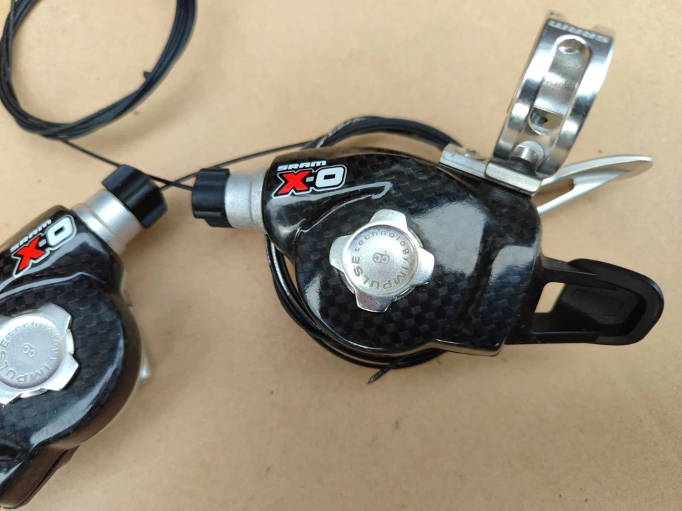 SRAM X.0 Carbon 3x9 Trigger Vintage Schalthebel TOP ! - Bild 2 von 4